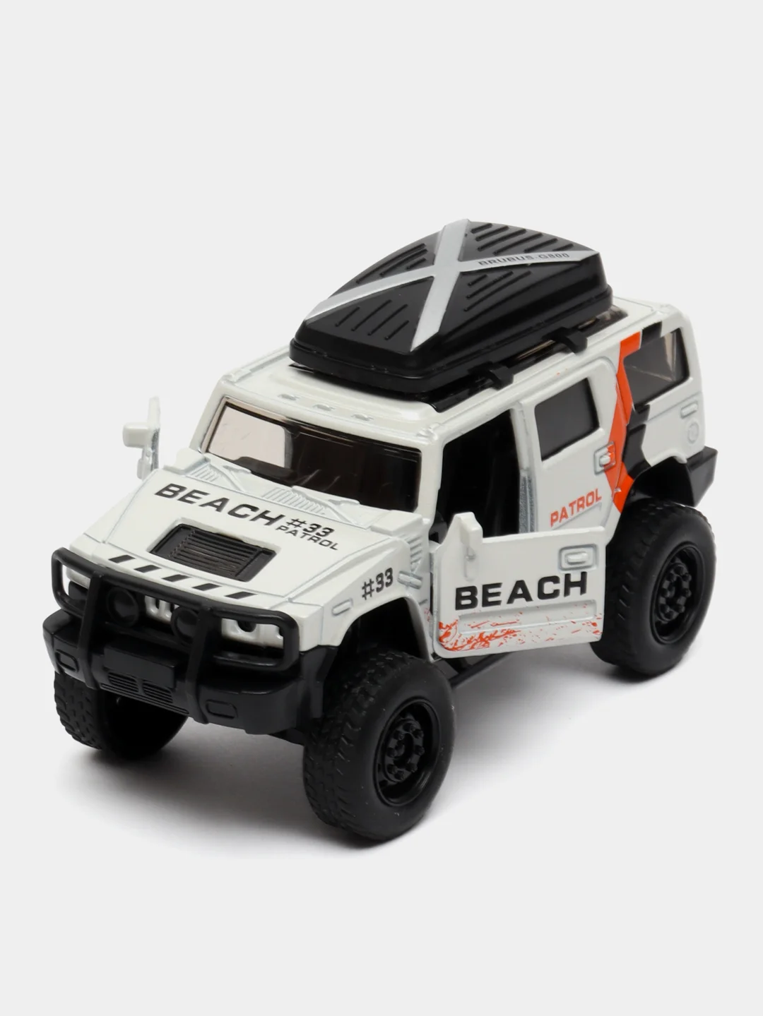 Серый металлик металлическая коллекционная машинка Hummer