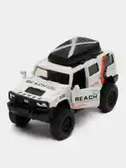 Серый металлик металлическая коллекционная машинка Hummer