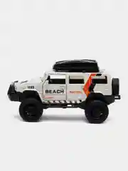 Серый металлик металлическая коллекционная машинка Hummer