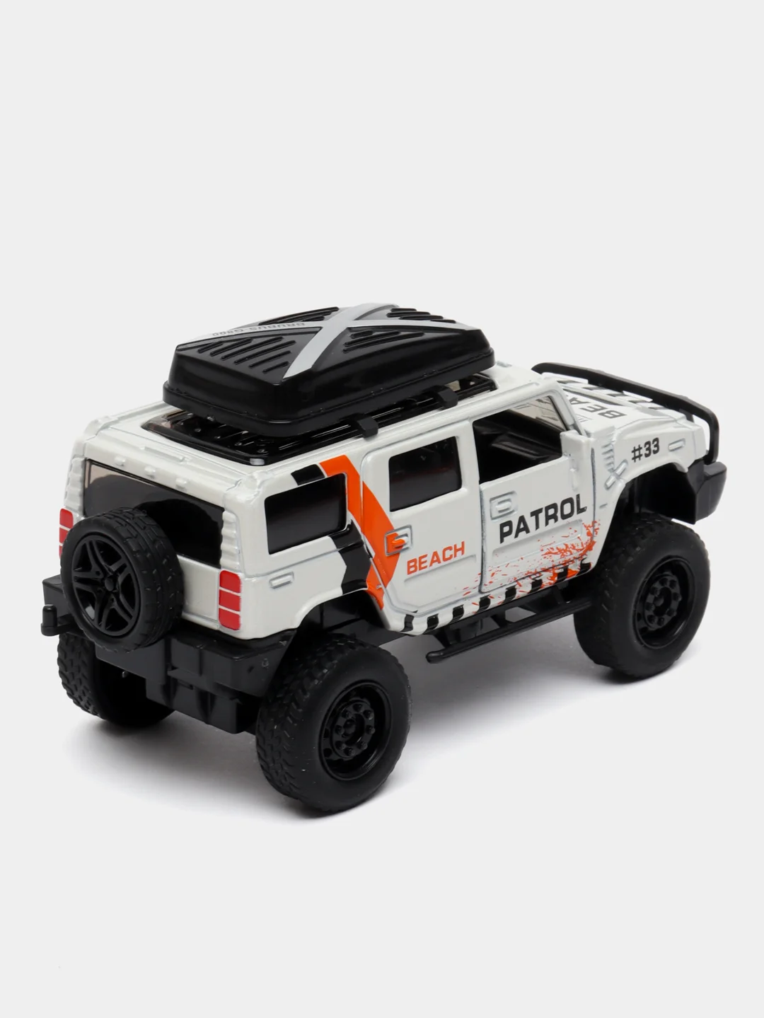 Серый металлик металлическая коллекционная машинка Hummer