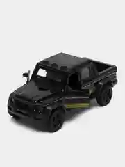 Черный металлическая коллекционная машинка Mercedes Benz Gкласс пикап