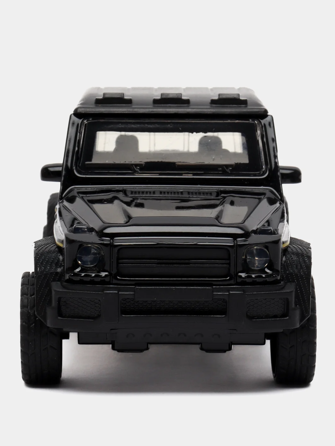 Черный металлическая коллекционная машинка Mercedes Benz Gкласс пикап
