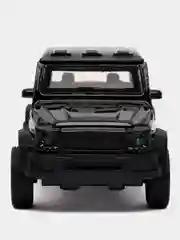 Черный металлическая коллекционная машинка Mercedes Benz Gкласс пикап