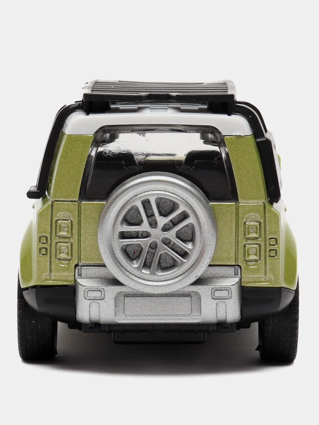 Зеленый металлическая коллекционная машинка Land Rover Defender