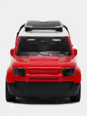 Красный металлическая коллекционная машинка Land Rover Defender