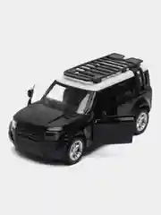 Черный металлическая коллекционная машинка Land Rover Defender