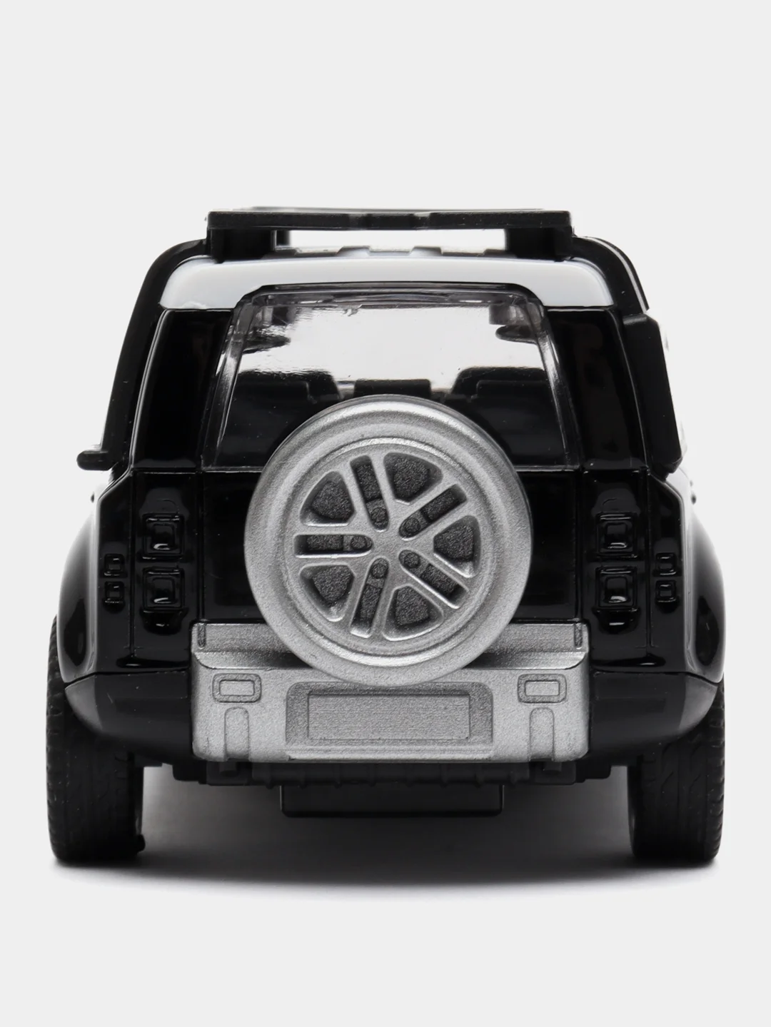 Черный металлическая коллекционная машинка Land Rover Defender