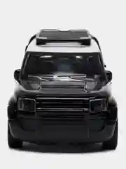 Черный металлическая коллекционная машинка Land Rover Defender