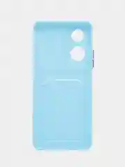Ледяной чехол для Oppo A58 4G (Оппо А58) с карманом для карт