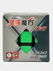 Черный кубик - головоломка / 5,5 см на 5,5 см / скоростной кубик / SpeedCube / Развивающий кубик