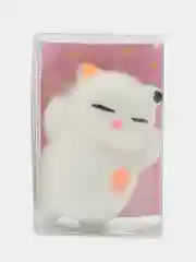 Белый мялка-антистресс "Кошечка"