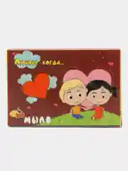 Красный мыло "Love is..., Любовь когда...", фигурное