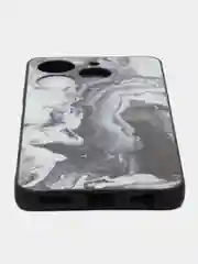 Фуксия силиконовый чехол для Tecno Spark 10 Pro (Техно Спарк 10 Про), с принтом, с рисунком