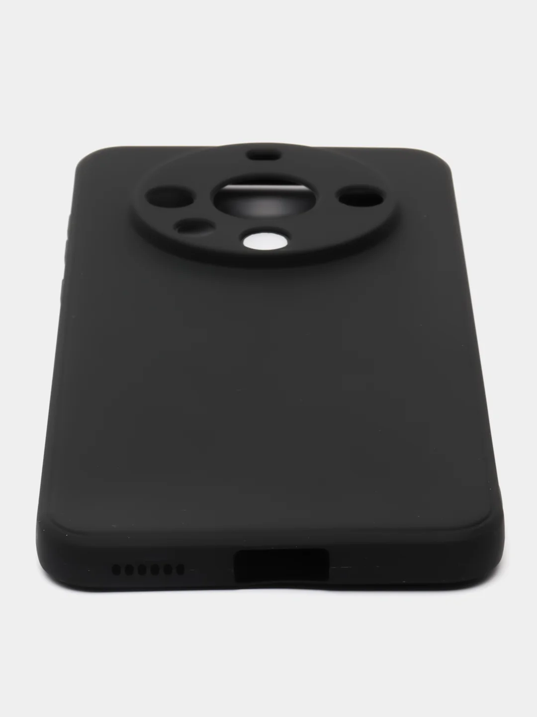 Черный силиконовый чехол для Huawei Mate 60 Pro (Хуавей Мейт 60 Про)