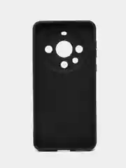 Черный силиконовый чехол для Huawei Mate 60 Pro (Хуавей Мейт 60 Про)