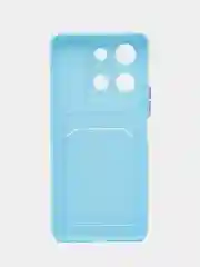 Ледяной чехол для Vivo Y36 / Y27S (Виво у36 / у27с) с карманом для карт