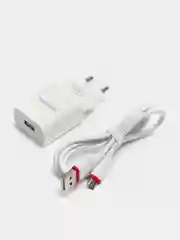 Сетевое зарядное устройство Borofone BA20A,1xUSB, до 2.1А, с кабелем Micro-USB, для Android
