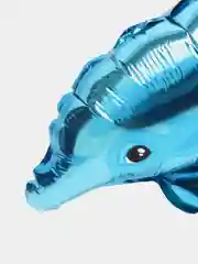 Голубой воздушные фольгированные шары " Животные"
