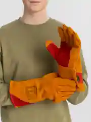 Краги спилковые Русские Львы