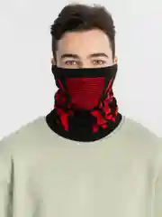 Алый снуд спортивный, с сеткой для дыхания