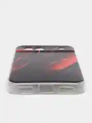 Красный силиконовый чехол на Google Pixel 8A (Гугл Пиксель 8А), с рисунком, защита камеры