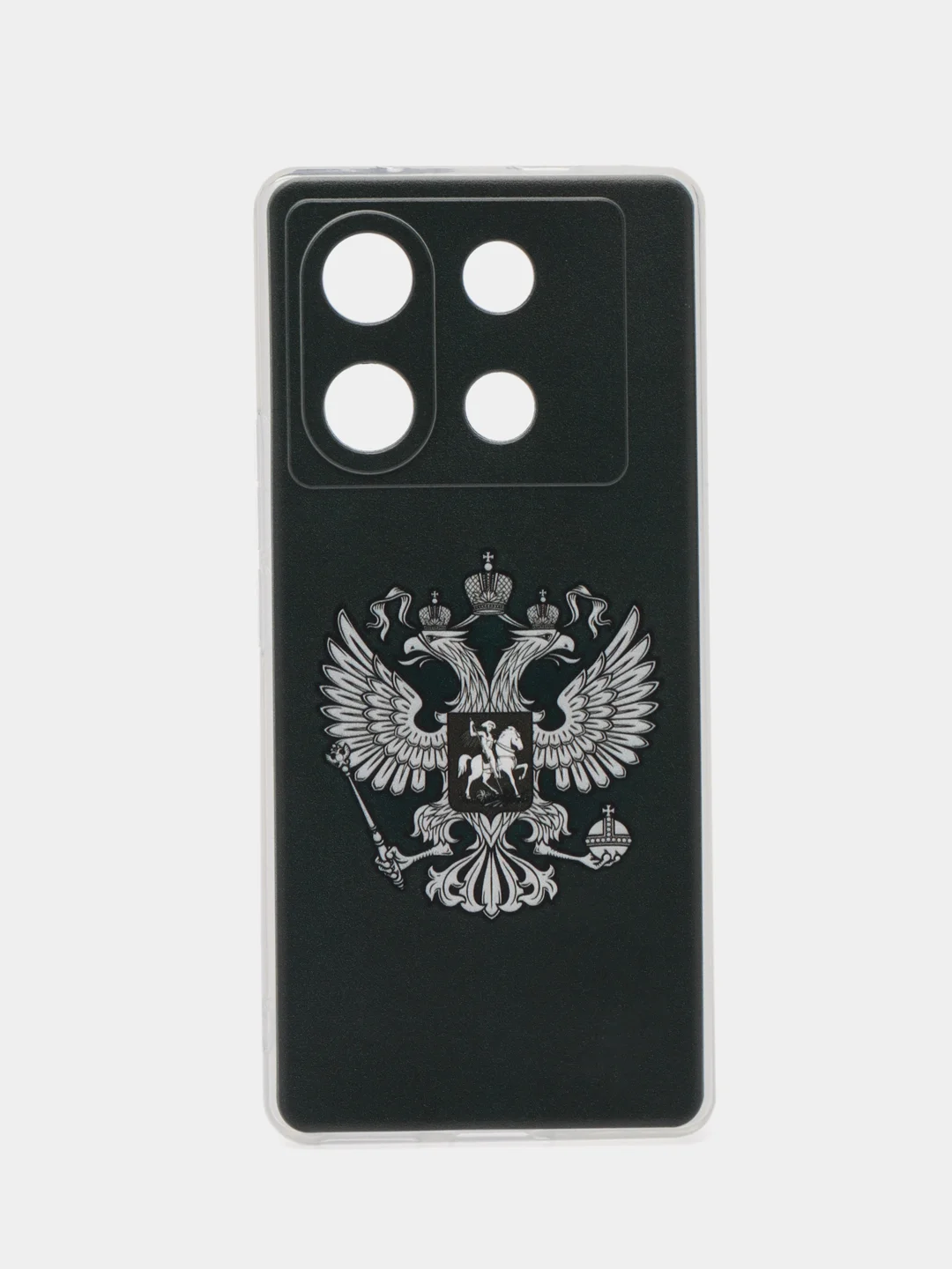 Приглушённый хаки силиконовый чехол на Infinix Zero 30 5G (Инфиникс Зеро 30 5G), с рисунком, защита камеры