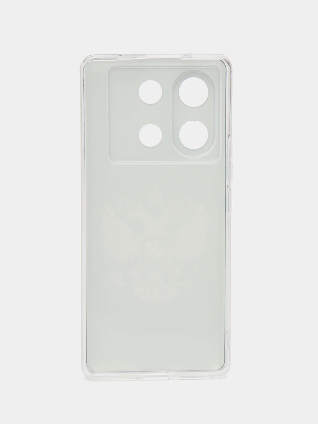 Приглушённый хаки силиконовый чехол на Infinix Zero 30 5G (Инфиникс Зеро 30 5G), с рисунком, защита камеры