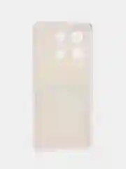 Голубой силиконовый чехол на Infinix Zero 30 5G (Инфиникс Зеро 30 5G), с рисунком, защита камеры