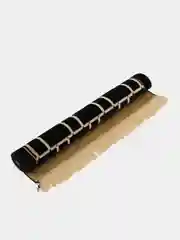 Черный коврик для намаза намазлык плотный турецкий