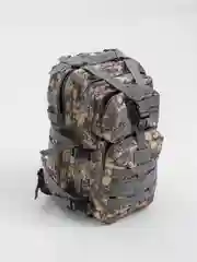 Серый туристический тактический мужской рюкзак