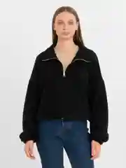 Угольный толстовка флисовая, на молнии, женская, оверсайз