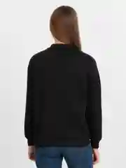 Черный свитшот женский утепленный