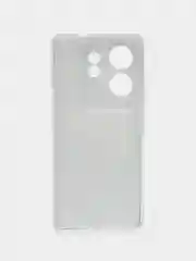 Тёмно-коричневый силиконовый чехол на Infinix Zero (Инфиникс Зеро) 30 4G, с рисунком и защитой камеры