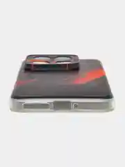 Индиго силиконовый чехол на Xiaomi 14 Pro (Сяоми 14 Про), прозрачный, с рисунком, защита камеры