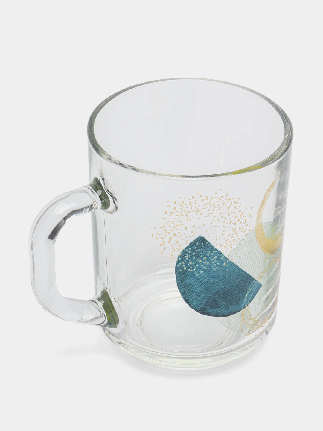 Бирюзовый кружка Gren tea Абстракция