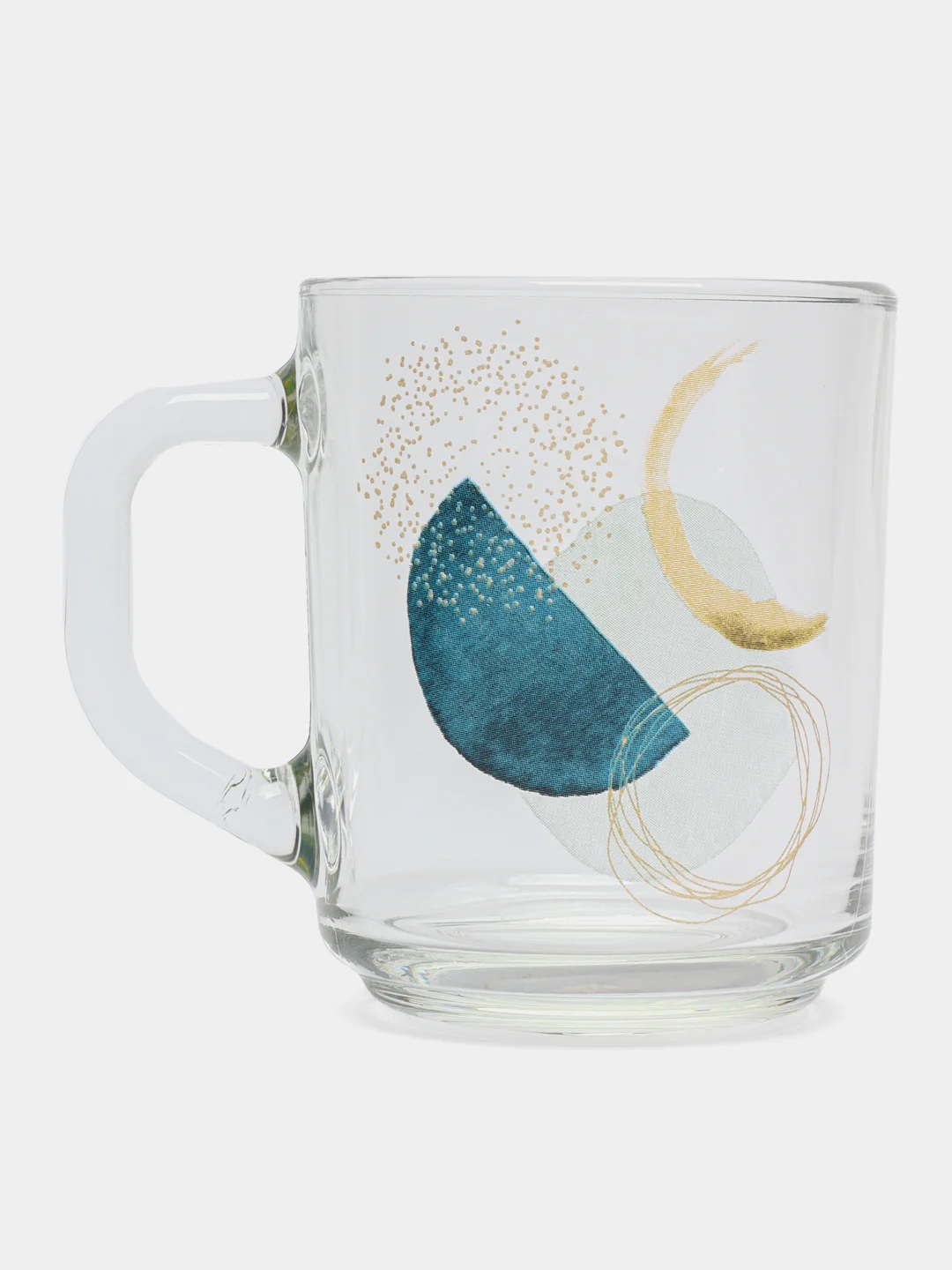 Бирюзовый кружка Gren tea Абстракция