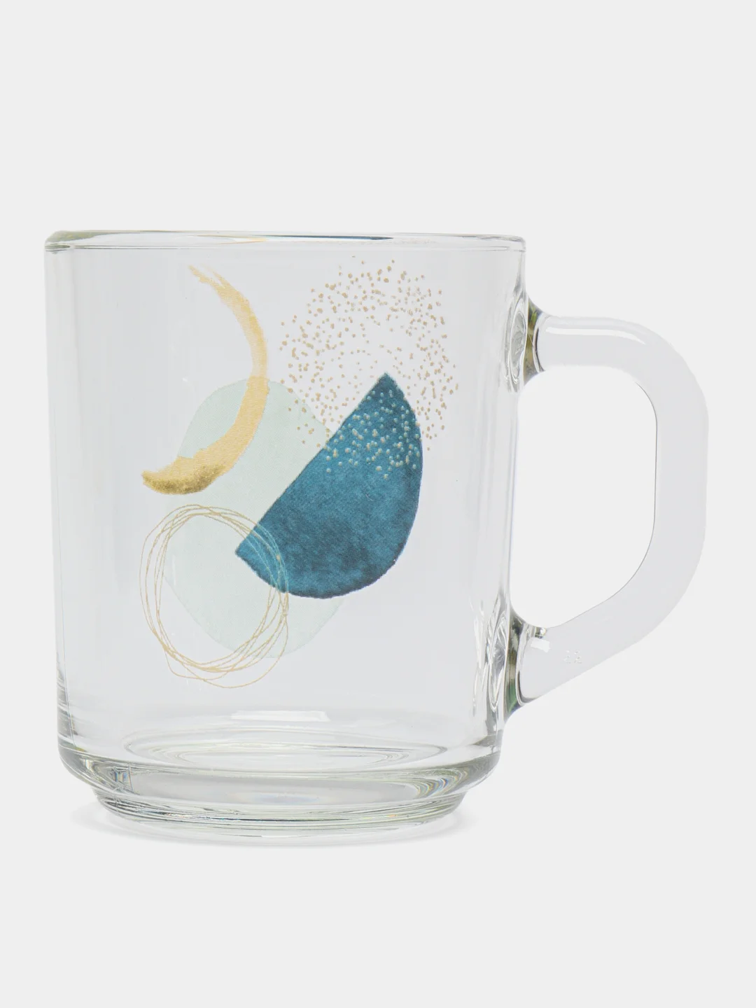 Бирюзовый кружка Gren tea Абстракция