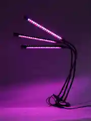 Хром фитолампа USB, для рассады и растений, с таймером