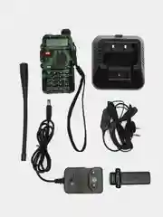 Рация Baofeng UV-5R + Тангента цвет комуфляж