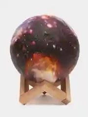 Разноцветный ночник в форме луны, разноцветный