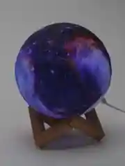 Разноцветный ночник в форме луны, разноцветный