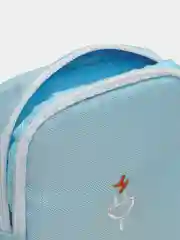 Голубой дорожная сумка - органайзер для зарядного кабеля,телефона,USB проводов,наушников,зарядника