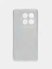 Голубой силиконовый чехол на Xiaomi 14 Pro (Сяоми 14 Про), прозрачный, с рисунком, защита камеры