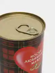 Лайм носки мужские в банке
