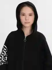 Черный костюм для девочки с рукавами летучая мышь: толстовка, брюки, Турция