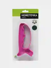 Розовый ножеточка рыбка 13,5х5х2,5см