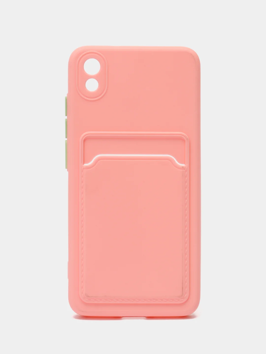 Розовый чехол для Xiaomi Redmi 7A Сяоми Редми 7А с карманом для карт