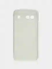 Приглушённый хаки силиконовый чехол на Google Pixel 8A (Гугл Пиксель 8А), с рисунком, защита камеры