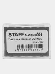 Подушка сменная для датеров Printer 7810, нумераторов Printer 7836, синяя, Staff, 237435