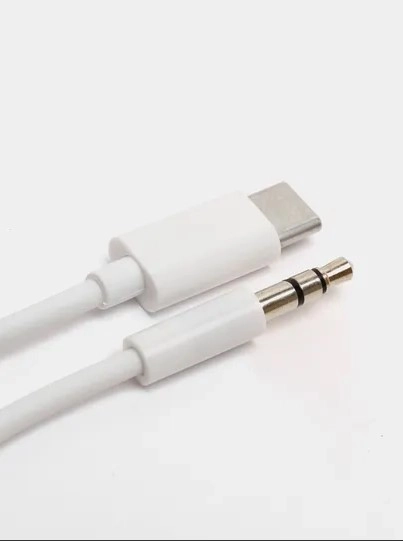 AUX - TYPE-C кабель, переходник Type-C, Jack 3.5 мм, аукс - тайп си кабель